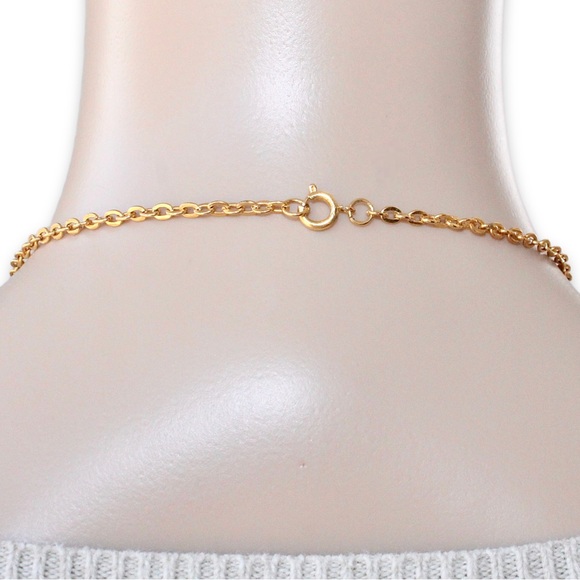 Vintage Lion Pendant Necklace Mixed Metal Gold Silver Tone Leo Zodiac Long Chain - Picture 5 of 5